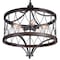 Cwi Lighting Amazon 5 Light Drum Shade Chandelier With Gun Metal Finish 9966P23-5-242-B - alternate 5